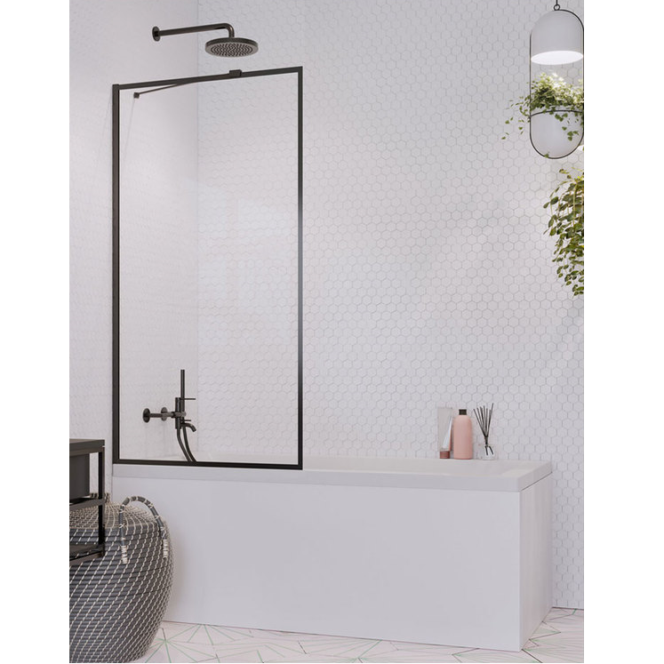 Шторка на ванну Radaway Idea Black PNJ Frame 