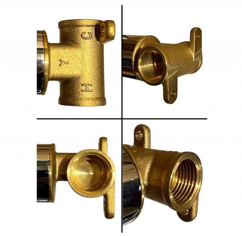 Смеситель встраиваемый с гигиеническим душем Grocenberg бел