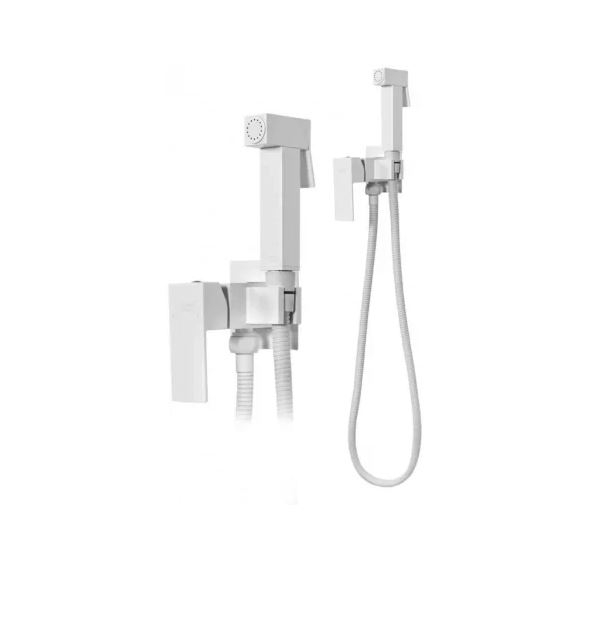 Смеситель встраиваемый с гигиеническим душем Grocenberg бел