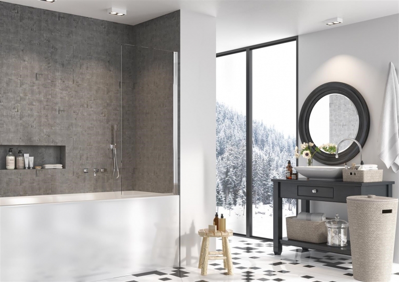 Душевая шторка на ванну Radaway NES PNJ I, маятниковая