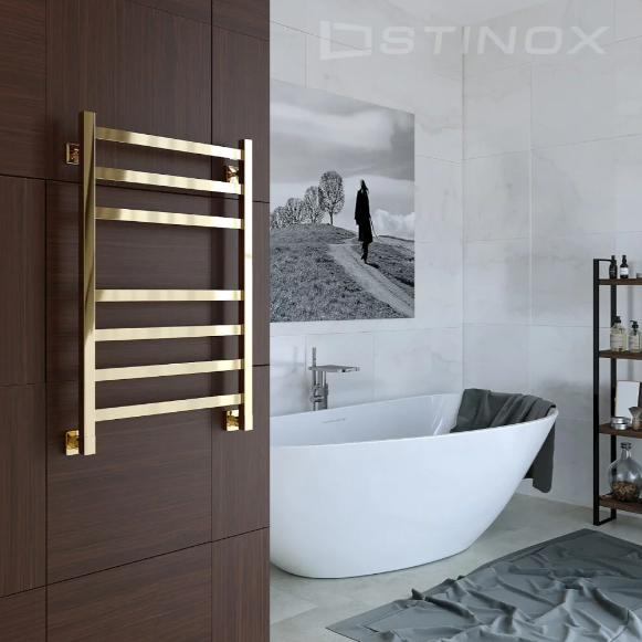 Полотенцесушитель водяной Stinox Prestige золото
