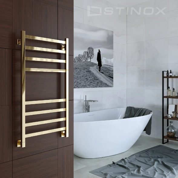 Полотенцесушитель водяной Stinox Prestige золото