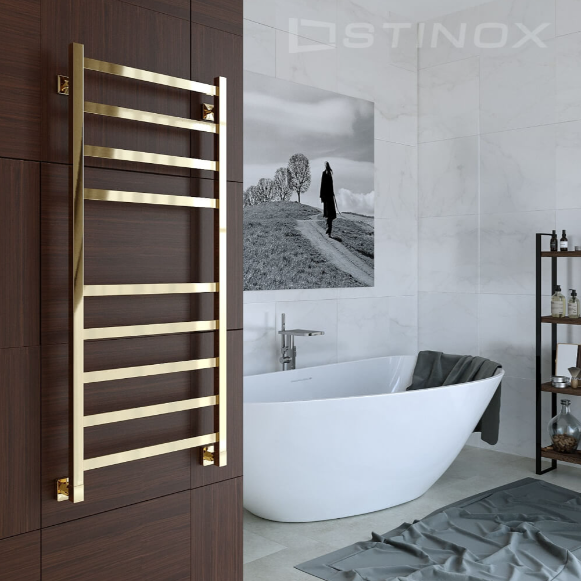 Полотенцесушитель водяной Stinox Prestige золото