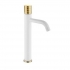 Смеситель Boheme Stick для раковины, white diamond gold