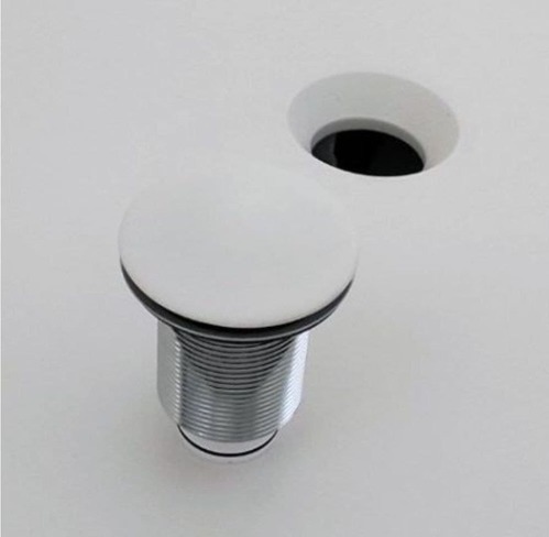 Донный клапан Holbi Click-Clack  для ванн белый