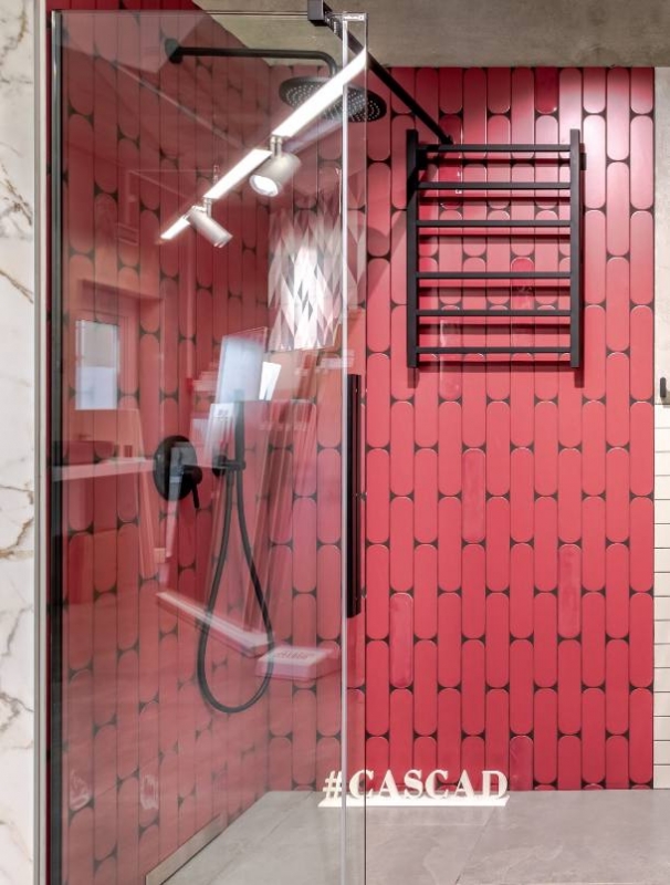 Душевое ограждение Radaway Furo Walk-in, раздвижное, H-200 см, профиль черный