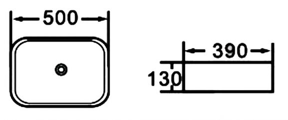 Раковина накладная ESBANO ASTANES цвет черный матовый