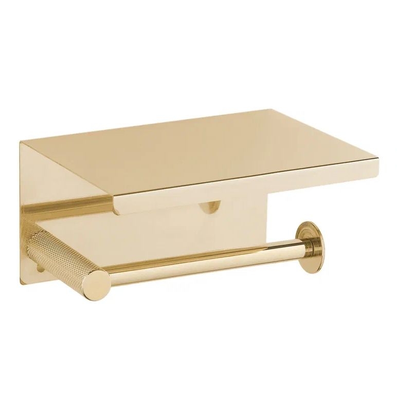 Держатель туалетной бумаги Boheme Uno с полкой для телефона