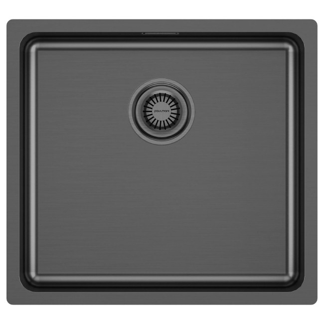 КУХОННАЯ МОЙКА PAULMARK VISTA 48 UNI ВОРОНЕНАЯ СТАЛЬ