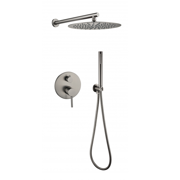 Душевая система скрытого монтажа Grocenberg, цвет графит