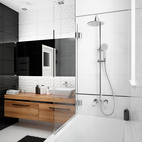 Deante Cascada Coriander Душевая колонна со смесителем для ванны