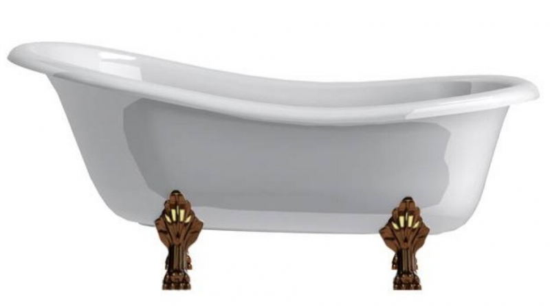 Ванна каменная Astra-Form Роксбург литой мрамор с отверстием перелива 170*80 (без сифона)