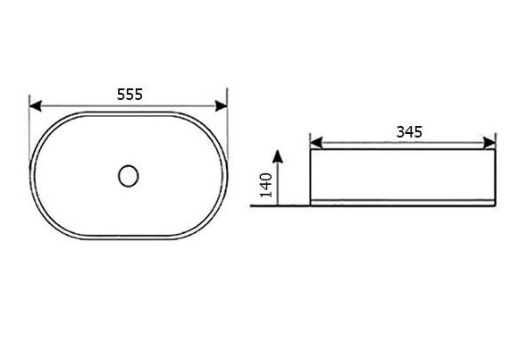 Умывальник Roxen Hope 55*34
