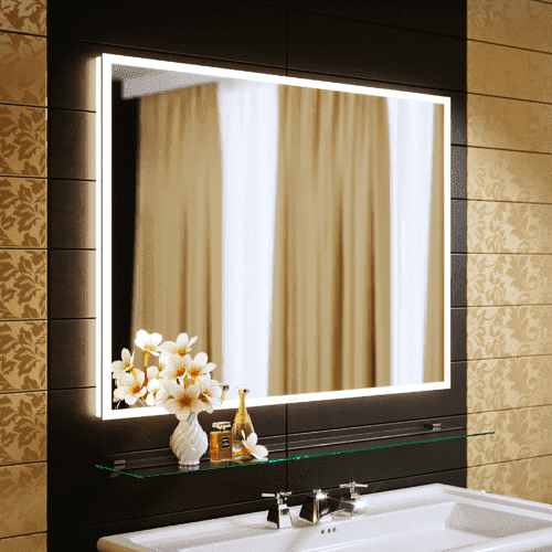Зеркало Alavann Bella 100x80, с подсветкой 