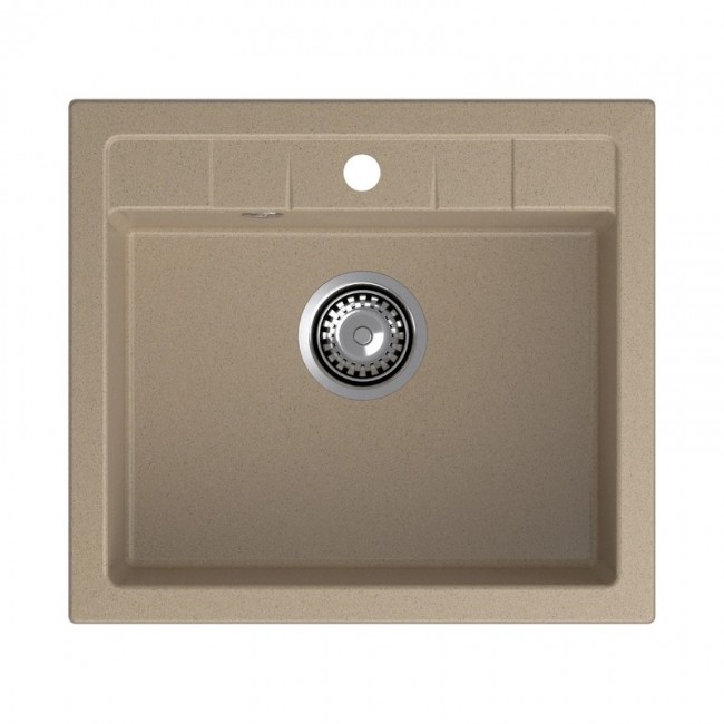 МОЙКА КУХОННАЯ GRANFEST МРАМОР GF - Q561 ПЕСОЧНЫЙ