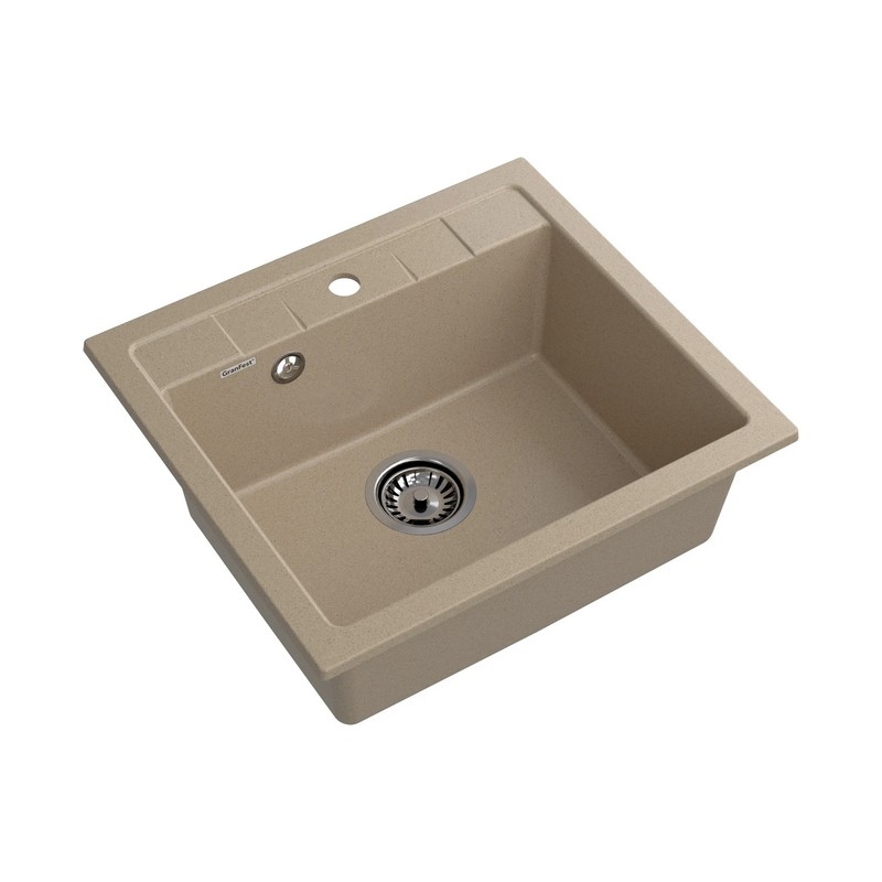 МОЙКА КУХОННАЯ GRANFEST МРАМОР GF - Q561 ПЕСОЧНЫЙ
