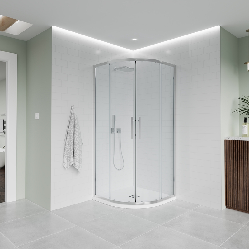 Душевой угол Evo 200 CH, профиль хром