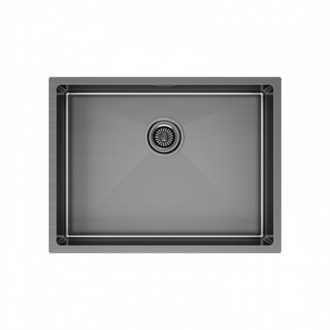 КУХОННАЯ МОЙКА PAULMARK NEXT-580 вороненая сталь