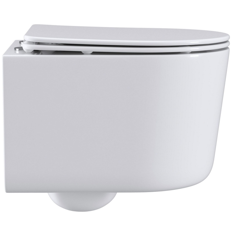 Унитаз подвесной Roxen Simple  36,5x45,5 безободковый, сиденье Duroplast, SoftClose