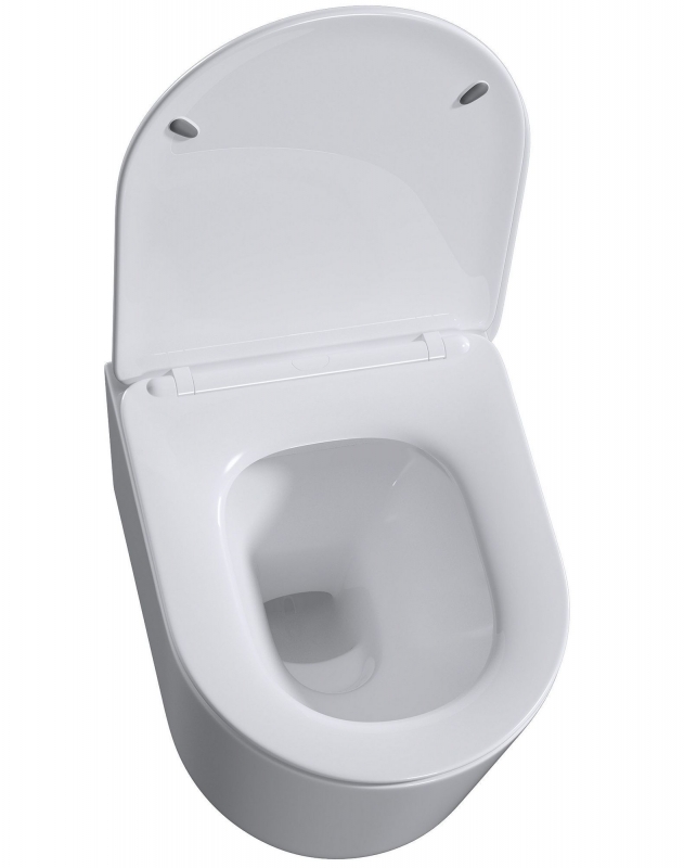 Унитаз подвесной Roxen Simple  36,5x45,5 безободковый, сиденье Duroplast, SoftClose