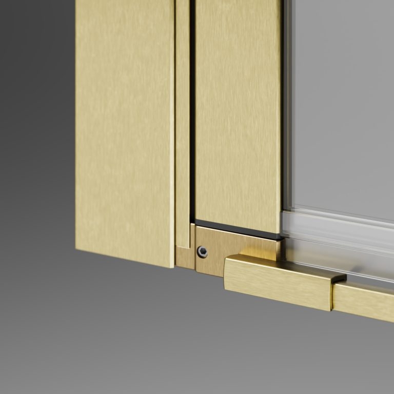 Душевая дверь Radaway NES 6 BRUSHED GOLD DWD II