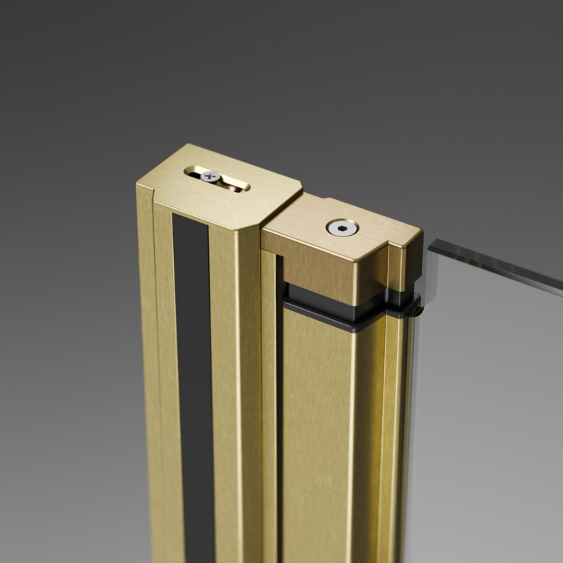 Душевой уголок Radaway NES 6 BRUSHED GOLD PTD