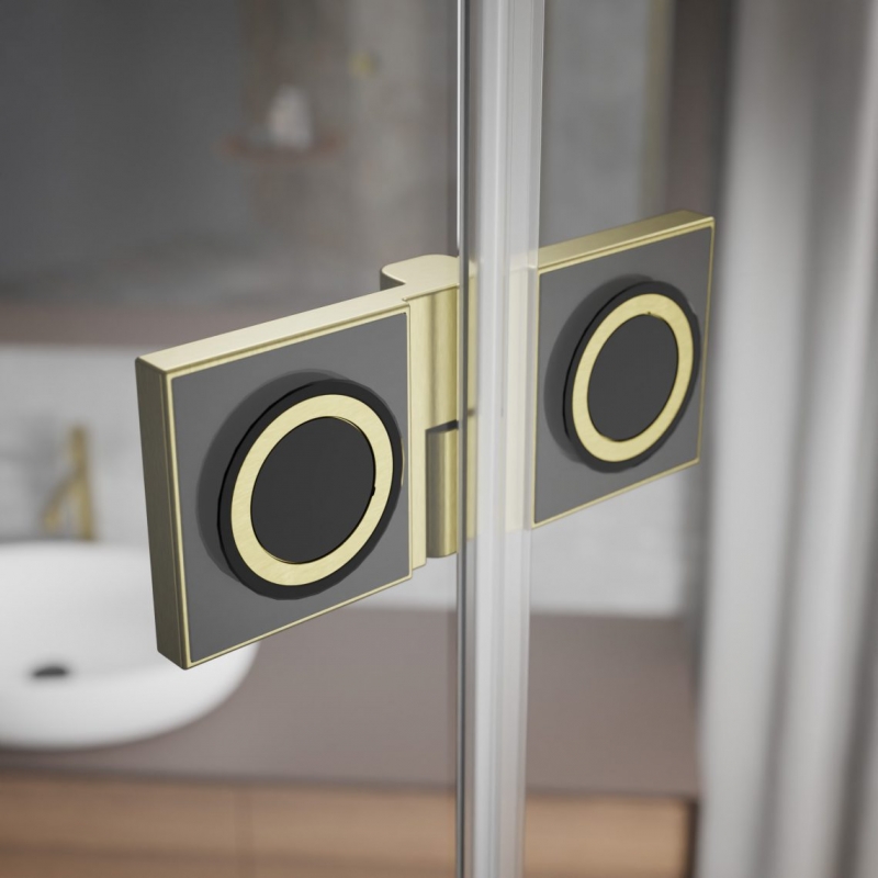 Душевой уголок RADAWAY ESSENZA 6 BRUSHED GOLD PTJ