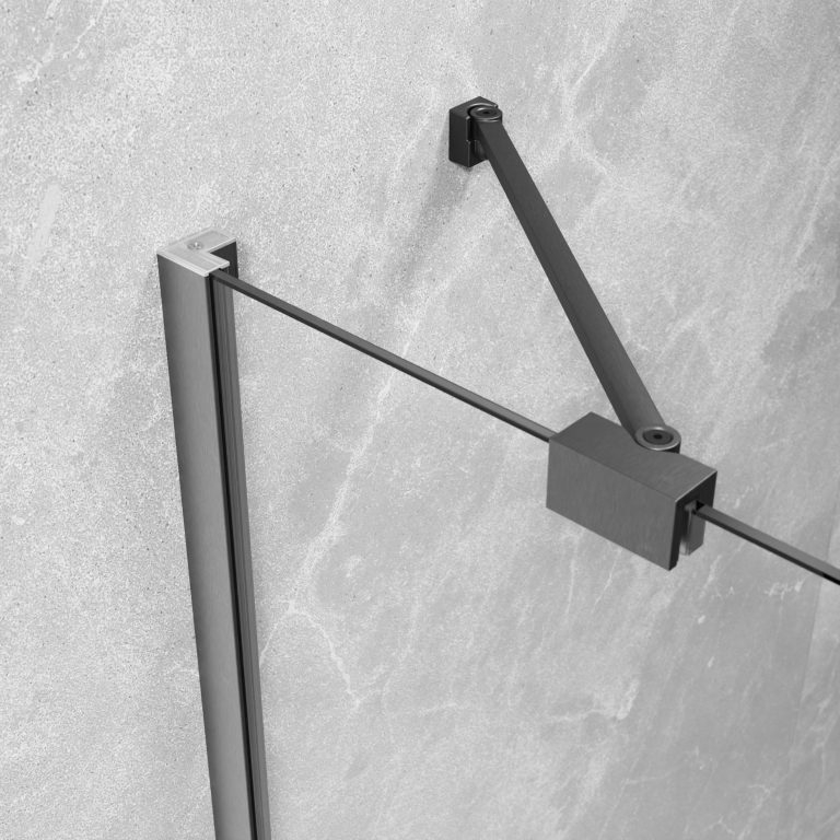 Шторка на ванну IDEA 6 BRUSHED GUNMETAL PNJ II 