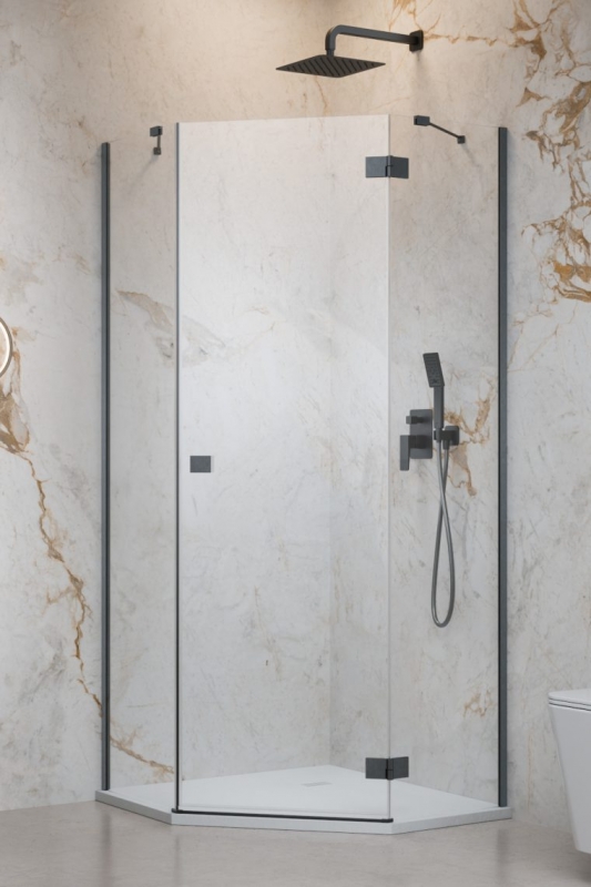 Душевой уголок Radaway ESSENZA BRUSHED GUNMETAL PTJ графит