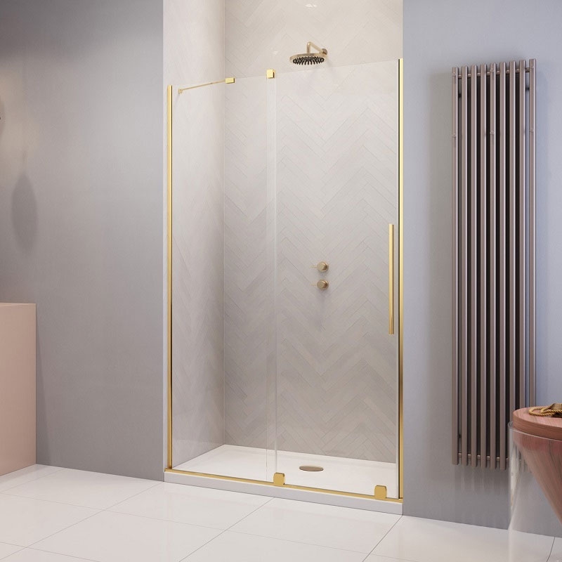 Душевая дверь Radaway Furo DWJ, H-200 см золото