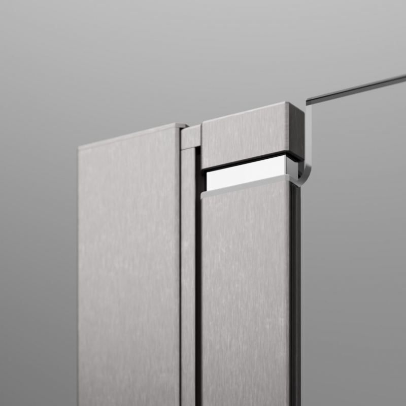 Душевая дверь Radaway NES 6 BRUSHED NICKEL DWJ II стекло Visiosun