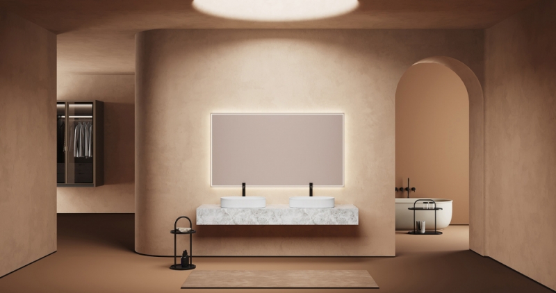 Раковина накладная ABBER Bequem  белая матовая