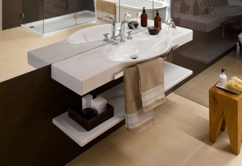 Раковина-столешница PALACE 150*51 см