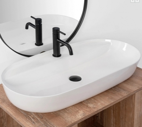 Умывальник Rea Aura 81х41см