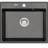 DEANTE ANDANTE антрацит - мойка 1 чаша, 600*520*197 мм + сифон SPACE SAVER