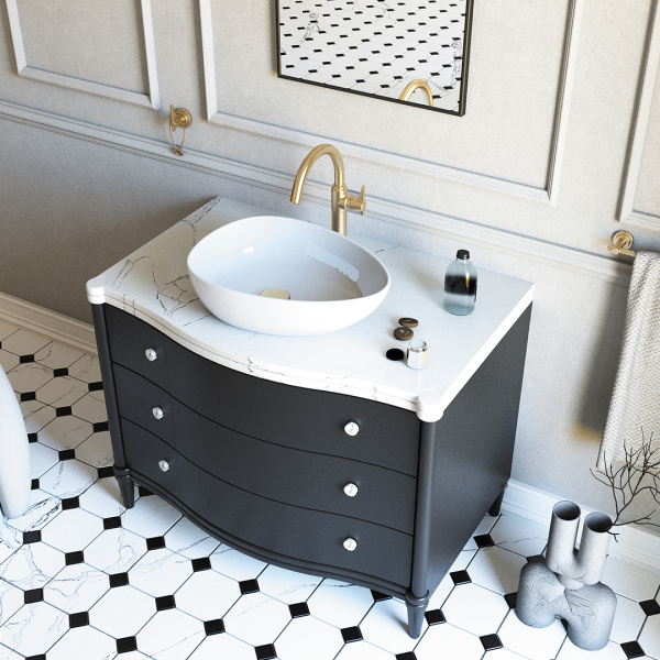 Deante Temisto Bronzo Смеситель для раковины высокий, латунь