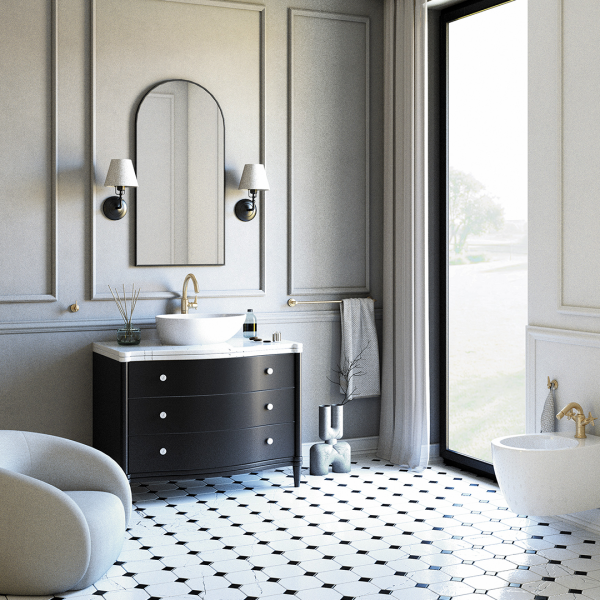 Deante Temisto Bronzo Смеситель для раковины высокий, латунь