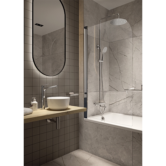 Deante Jasmin Умывальник накладной 280*280*120 мм, белый