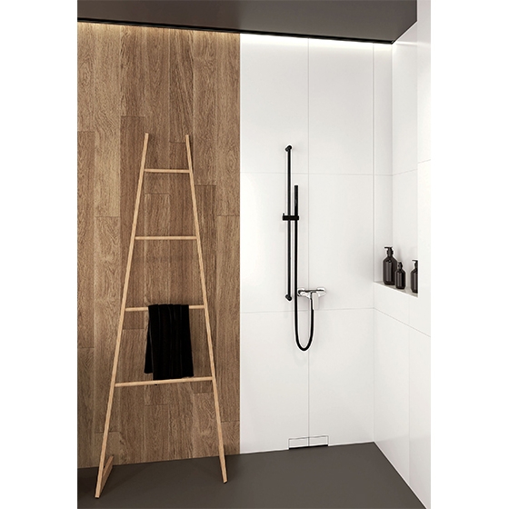 Душевой гарнитур Deante Karbo с 1-функциональной лейкой, черный