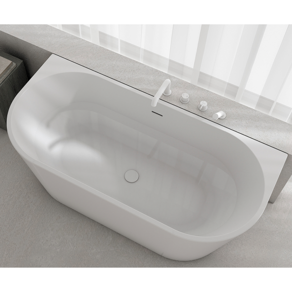 Deante Silia Bianco Смеситель для ванны врезной на 4 отверстия, белый