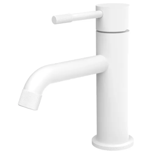 Смеситель для умывальника Vieir V40-OMODEO белый матовый