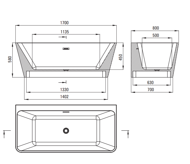 Deante Hiacynt акриловая отдельностоящая/пристенная ванна, белый