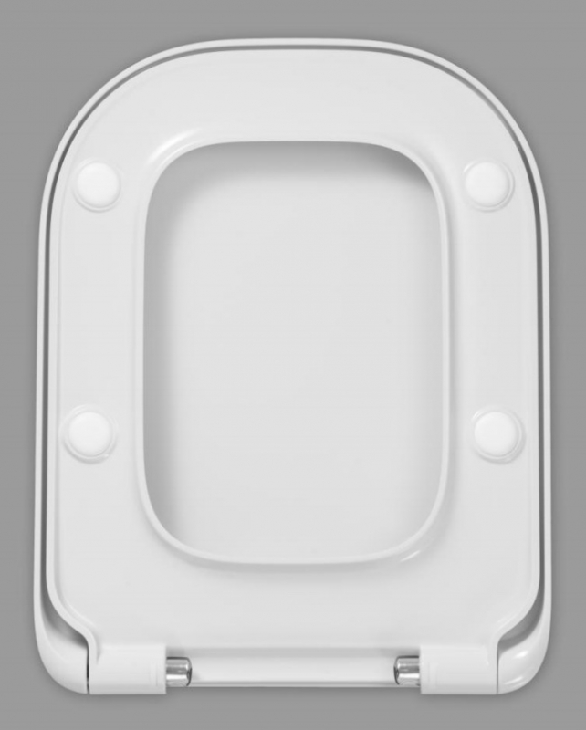 Сиденье с крышкой ROCA GAP, металлические петли, TAKE OFF, SOFT-CLOSE