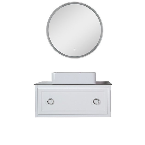 Комплект мебели для ванной Рома 100С (зеркало, тумба, умывальник)