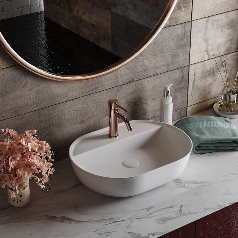 Умывальник накладной Roxen Rio 50*38*12 белый