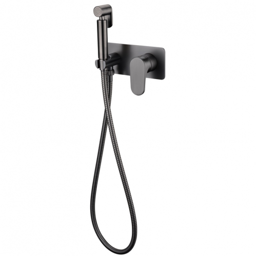 Гигиенический душ со смесителем Boheme SPECTRE графит
