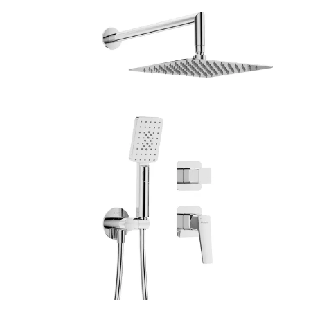 ДУШЕВАЯ СИСТЕМА СКРЫТОГО МОНТАЖА DEANTE BLUR, 2 РЕЖИМА, ХРОМ