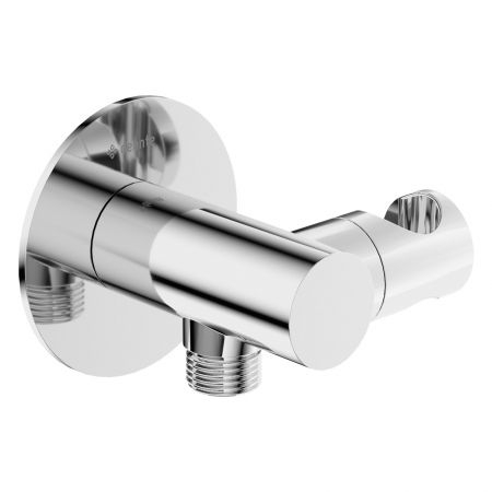 ШТУЦЕР ДЛЯ ПОДКЛЮЧЕНИЯ ШЛАНГА DEANTE SILIA, С ДЕРЖАТЕЛЕМ ДЛЯ ЛЕЙКИ 