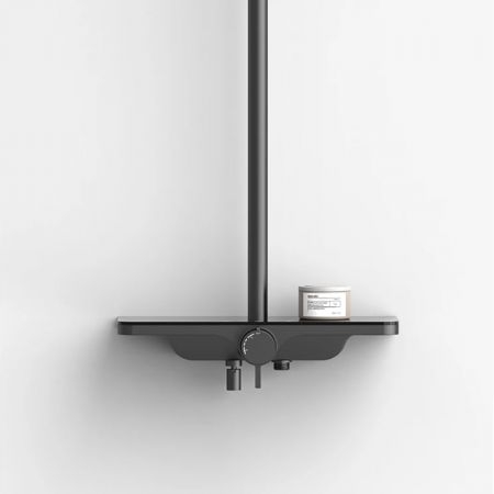 Душевая стойка AQUAme, цвет черный, 3 режима