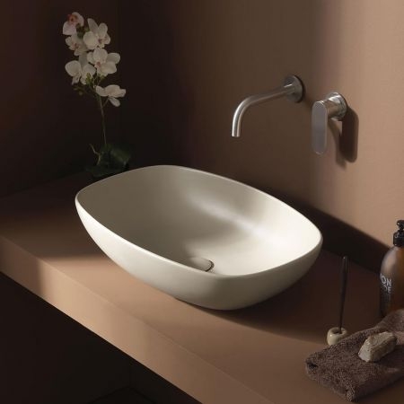 Раковина накладная Flaminia Nuda, цвет белый